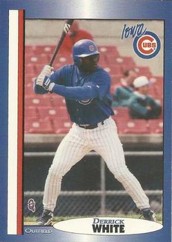 1998 Blueline Q-Cards Iowa Cubs #27 Derrick White Front