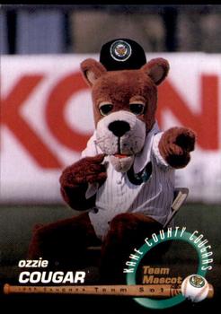 1998 Connie's Pizza Kane County Cougars #NNO Ozzie Cougar Front