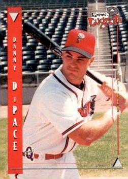 1998 Blueline Q-Cards Lansing Lugnuts #17 Danny DiPace Front