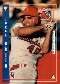 1998 Blueline Q-Cards Louisville Redbirds #6 Jorge Brito Front