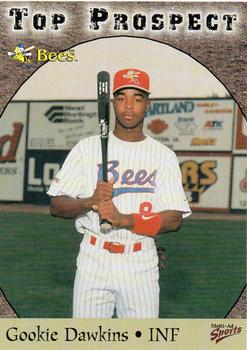 1998 Multi-Ad Midwest League Top Prospects #3 Gookie Dawkins Front