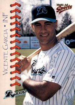 1998 Multi-Ad New Haven Ravens #NNO Vicente Garcia Front