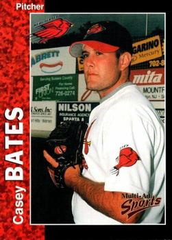 1998 Multi-Ad New Jersey Cardinals #4 Casey Bates Front