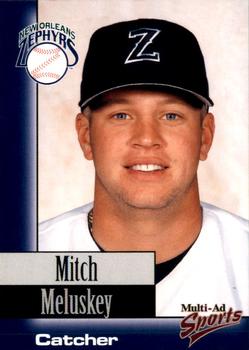 1998 Multi-Ad New Orleans Zephyrs #13 Mitch Meluskey Front