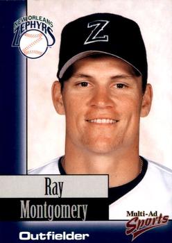 1998 Multi-Ad New Orleans Zephyrs #16 Ray Montgomery Front