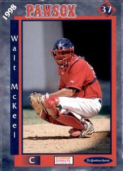 1998 Dunkin' Donuts Pawtucket Red Sox #NNO Walt McKeel Front