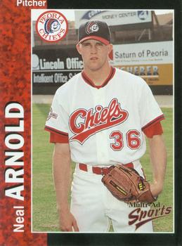 1998 Multi-Ad Peoria Chiefs #2 Neal Arnold Front