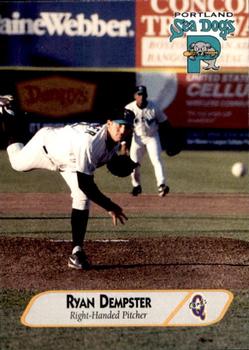 1998 Blueline Q-Cards Portland Sea Dogs #3 Ryan Dempster Front