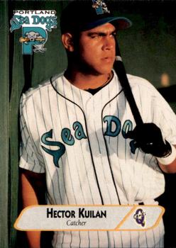 1998 Blueline Q-Cards Portland Sea Dogs #13 Hector Kuilan Front
