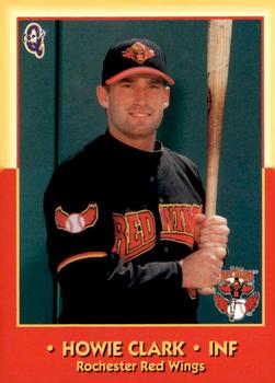 1998 Blueline Q-Cards Rochester Red Wings #7 Howie Clark Front