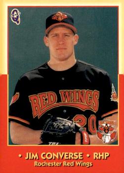 1998 Blueline Q-Cards Rochester Red Wings #9 Jim Converse Front