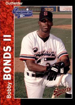 1998 Multi-Ad Shreveport Captains #2 Bobby Bonds II Front