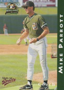 1998 Multi-Ad South Bend Silver Hawks #25 Mike Parrott Front