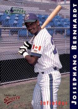 1998 Multi-Ad St. Catharines Stompers #1 Jossephang Bernhardt Front