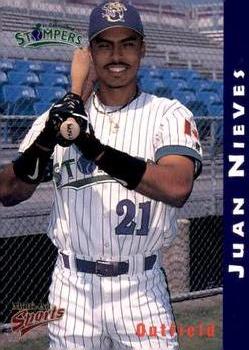 1998 Multi-Ad St. Catharines Stompers #29 Juan Nieves Front