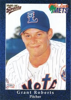 1998 Multi-Ad St. Lucie Mets #2 Grant Roberts Front