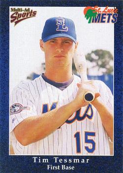 1998 Multi-Ad St. Lucie Mets #19 Tim Tessmar Front