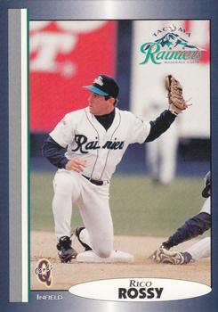 1998 Blueline Q-Cards Tacoma Rainiers #26 Rico Rossy Front