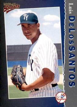 1998 Multi-Ad Tampa Yankees #10 Luis De Los Santos Front