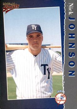 1998 Multi-Ad Tampa Yankees #13 Nick Johnson Front