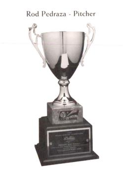 1998 Tulsa Drillers Texas League Champions #15 Rod Pedraza Back
