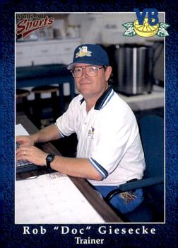 1998 Multi-Ad Vero Beach Dodgers #3 Rob Giesecke Front