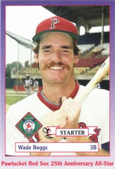 1997 Pawtucket Red Sox 25th Anniversary #NNO Wade Boggs Front