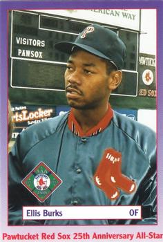 1997 Pawtucket Red Sox 25th Anniversary #NNO Ellis Burks Front