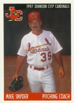 1997 Johnson City Cardinals #NNO Mike Snyder Front