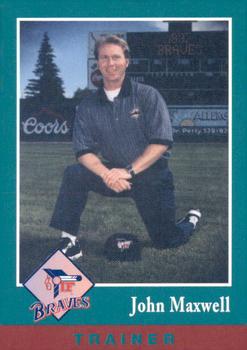 1997 Idaho Falls Braves #NNO John Maxwell Front