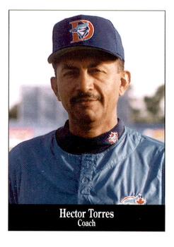 1997 St. Petersburg Times Dunedin Blue Jays Family Night #NNO Hector Torres Front