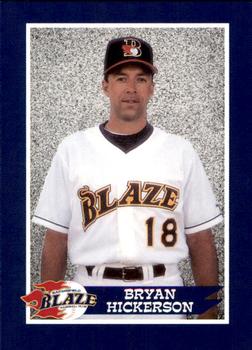 1997 Bakersfield Blaze (SGA) #28 Bryan Hickerson Front