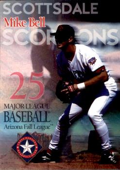 1997 Arizona Fall League #NNO Mike Bell Front