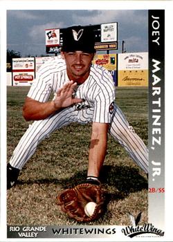 1996 Grandstand Rio Grande Valley WhiteWings #RW19 Joey Martinez Front