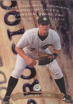1996 Kane County Cougars Update #1 Josh Booty Front