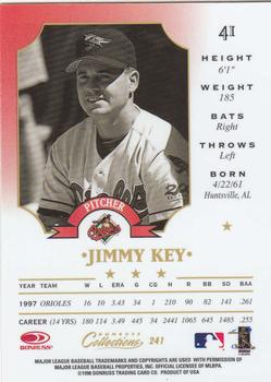 1998 Donruss Collections Leaf #241 Jimmy Key Back