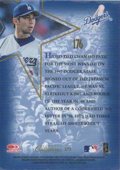 1998 Donruss Collections Leaf #375 Hideo Nomo Back