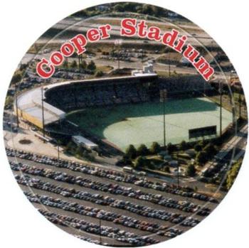 1996 Columbus Clippers Milk Caps #8 Cooper Stadium Front