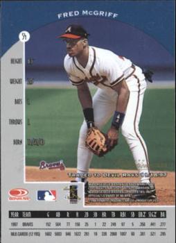 1998 Donruss Collections Preferred #604 Fred McGriff Back
