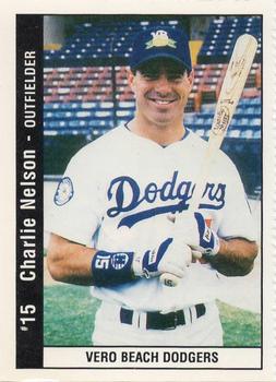 1995 Vero Beach Dodgers #NNO Charlie Nelson Front