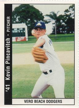 1995 Vero Beach Dodgers #NNO Kevin Pincavitch Front