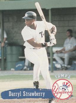 1995 Tampa Yankees #27 Darryl Strawberry Front