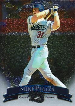 1998 Finest - No-Protectors #15 Mike Piazza Front