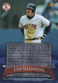 1998 Finest - No-Protectors #247 Tim Naehring Back