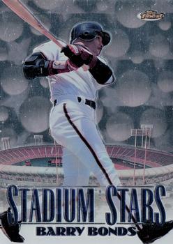 1998 Finest - Stadium Stars #SS20 Barry Bonds Front