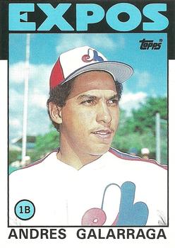 1986 Topps Traded #40T Andres Galarraga Front