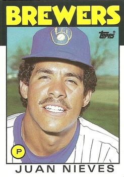 1986 Topps Traded #79T Juan Nieves Front