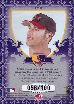 1998 Leaf Rookies & Stars - 1998 Donruss Crusade Purple #109 Eli Marrero Back