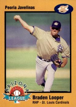 1998 Arizona Fall League Prospects - Gold #1 Braden Looper Front