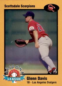 1998 Arizona Fall League Prospects - Gold #21 Glenn Davis Front